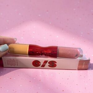 ONE/SIZE Dual-Ended Lip Duo in Peach & Shimmer Pink